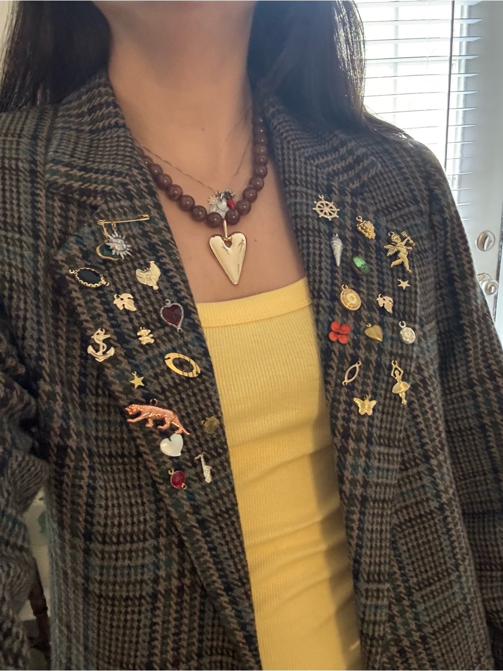 One-of-a-Kind Upcycled Vintage Charm Blazer - Picture 7 of 10